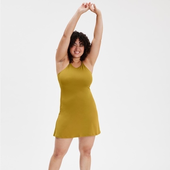 GIRLFRIEND COLLECTIVE Naomi Workout Dress In Saturn - Picture 3 of 8